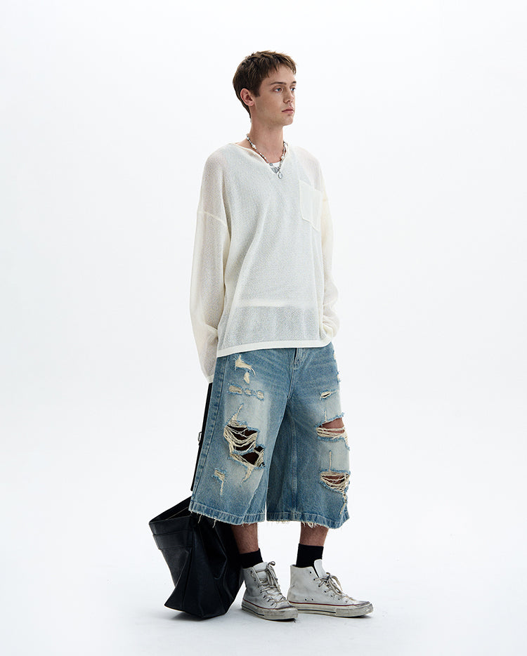 MADWITCH RELAXED VIBE KNIT SWEATER #68801