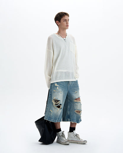 MADWITCH RELAXED VIBE KNIT SWEATER #68801