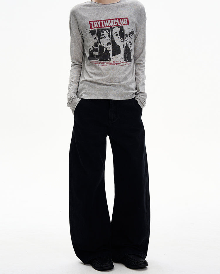 MADWITCH CLEAN SLUNG TROUSERS #CK3573