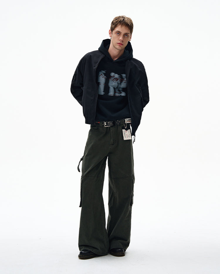 MADWITCH UNISEX CASUAL BOMBER JACKET #RW154