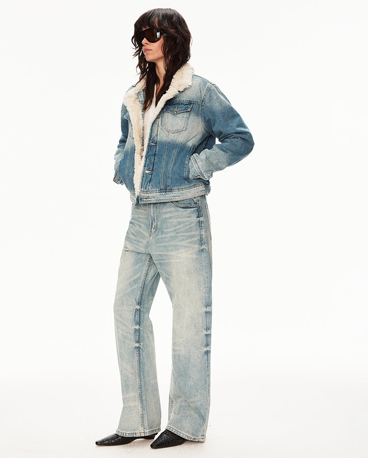 MADWITCH WASHED DENIM JACKET #DY3013