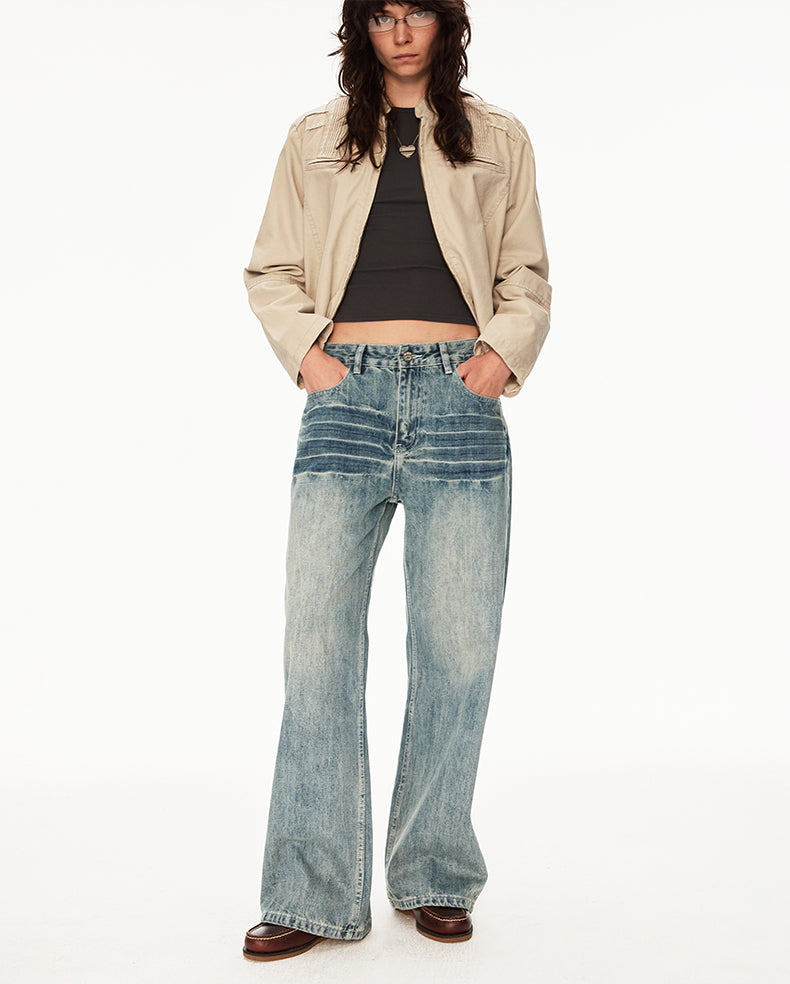 MADWIT VINTAGE HIGH STREET JEANS #CK5587