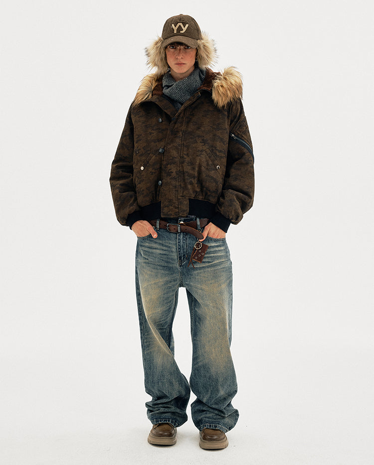 MADWITCH CAMO SHEAR PARKA #AW25123