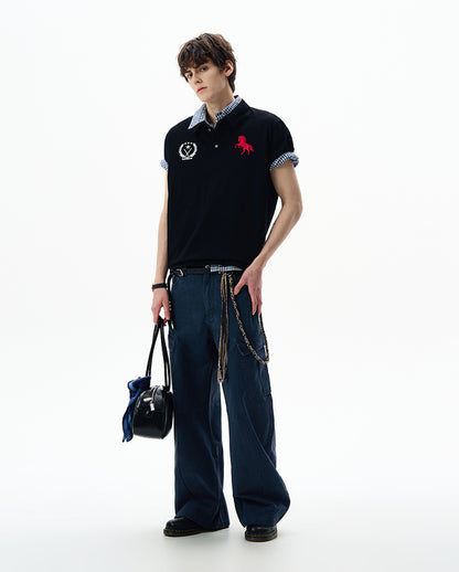 MADWITCH BADGE EMBROIDERED POLO #251388