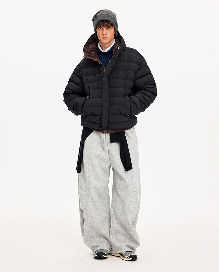 MADWITCH QUILTED HOODED DOWN JACKET #880651