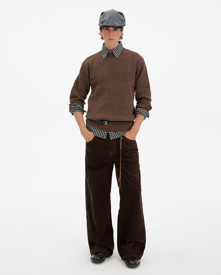 MADWITCH MINIMAL PULLOVER KNIT SWEATER #80390