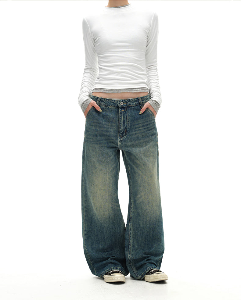 MADWITCH VINTAGE STRAIGHT DENIM #CK5525