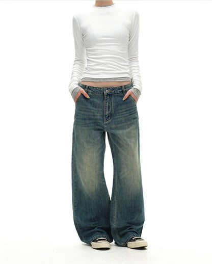 MADWITCH VINTAGE STRAIGHT DENIM #CK5525