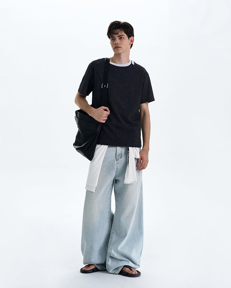 MADWITCH DECONSTRUCTED CASUAL TEE #25089