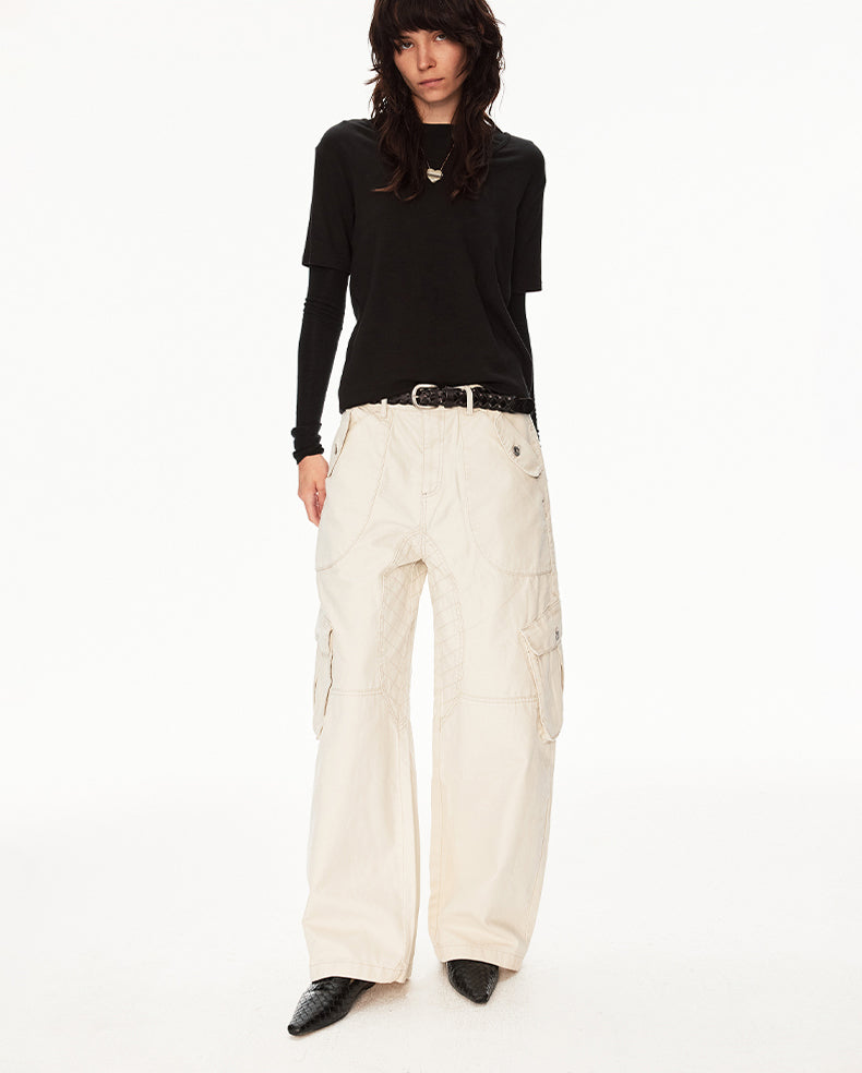 MADWIT DECONSTRUCTED UTILITY PANTS #CK6955