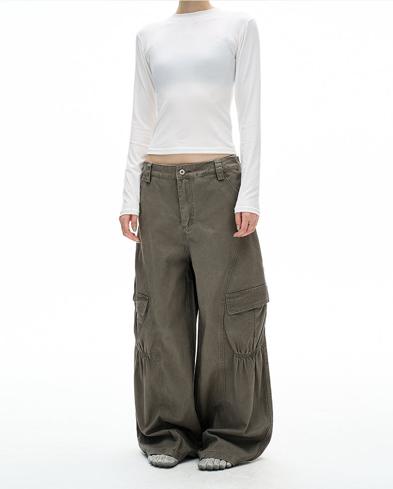 MADWITCH PLEAT CARGO PANTS #6230