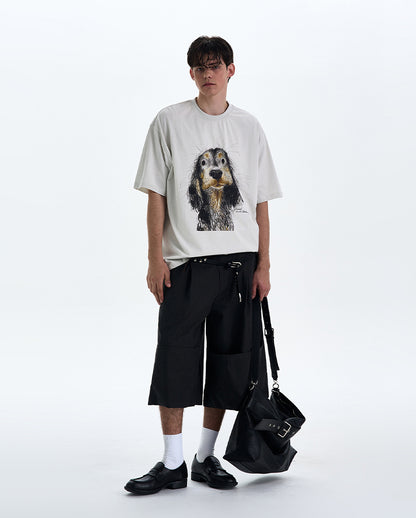 MADWITCH PUPPY PRINT TEE #990635