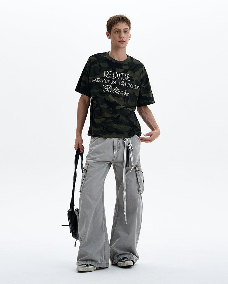 MADWITCH PEARL STUD TEE #L954