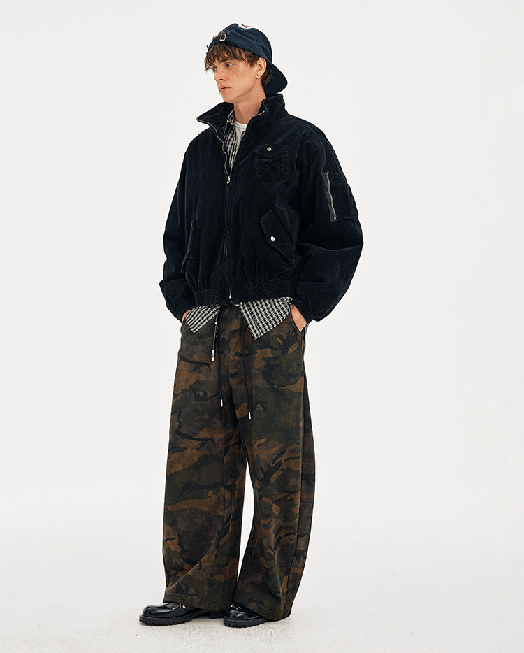 MADWITCH CORDUROY WORKWEAR QUILTED JACKET #25558