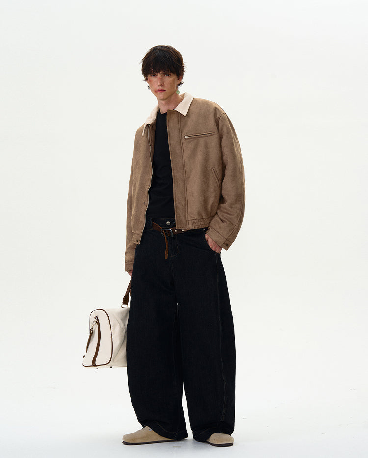 MADWITCH LEATHER PADDED COTTON JACKET #RW129