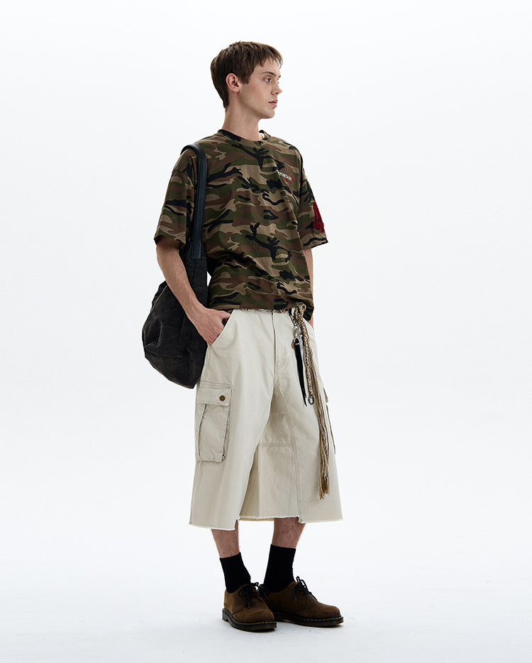 MADWITCH CHCAMO EMBROIDERED TEE #8770