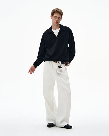 MADWITCH UNISEX V-NECK PULLOVER SWEATSHIRT #C335Q25
