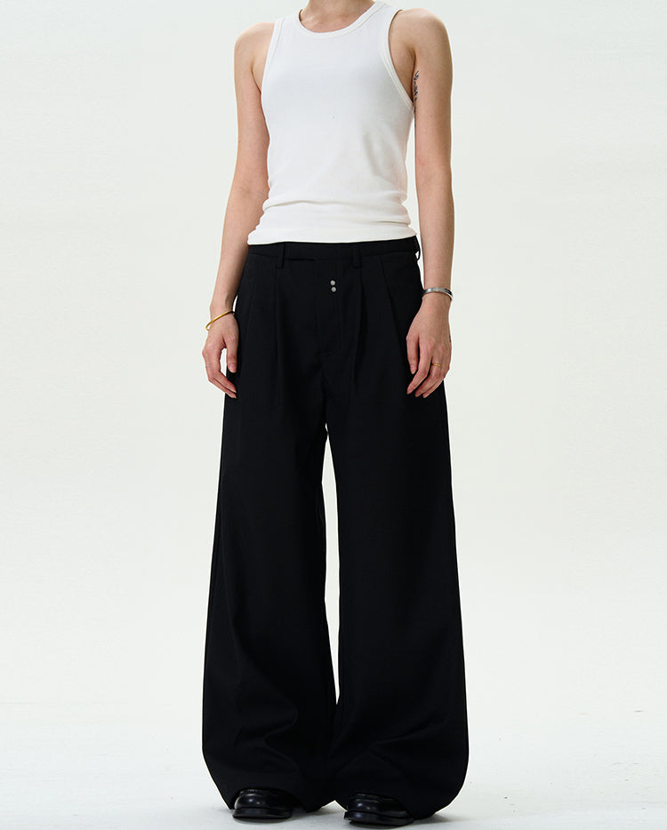 MADWITCH CASUAL STRAIGHT LEG TROUSERS #CK6619