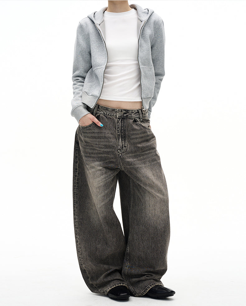 MADWITCH VINTAGE WASHED CARGO JEANS #GPC5518