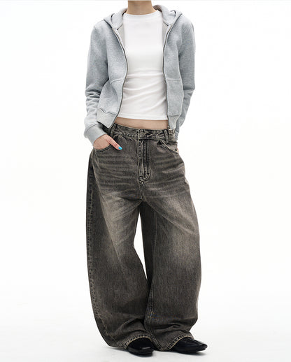 MADWITCH VINTAGE WASHED CARGO JEANS #GPC5518