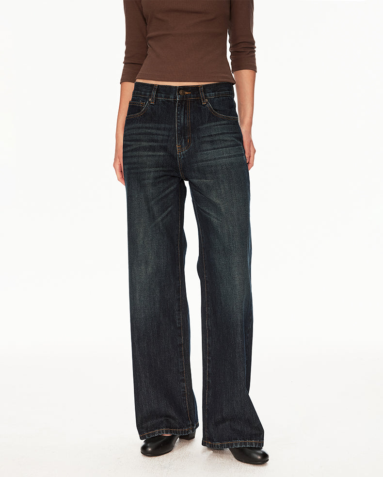 MADWIT AMERICAN STRAIGHT JEANS #GPC9773