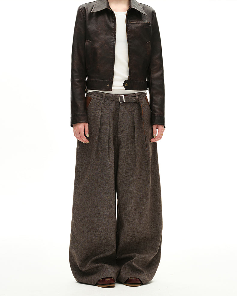 MADWITCH HOUND PLEAT TROUSERS #C933