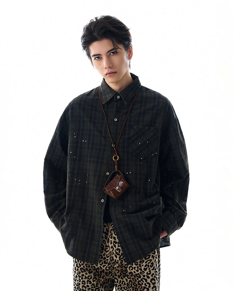 MADWITCH SPRING PLAID SHIRT #CS99