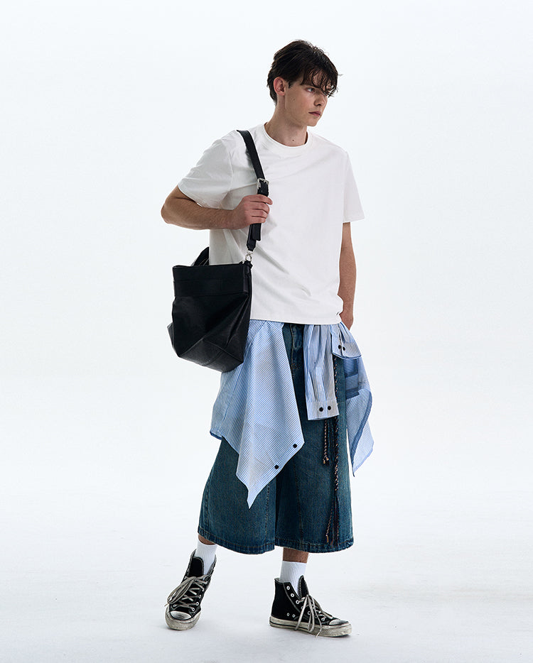 MADWITCH BOXY CREW NECK TEE #RT189