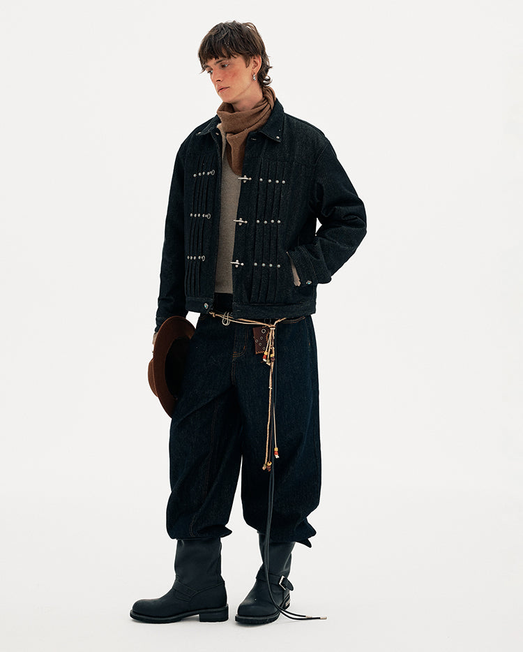 MADWITCH PLEAT CLASP DENIM #AW25160