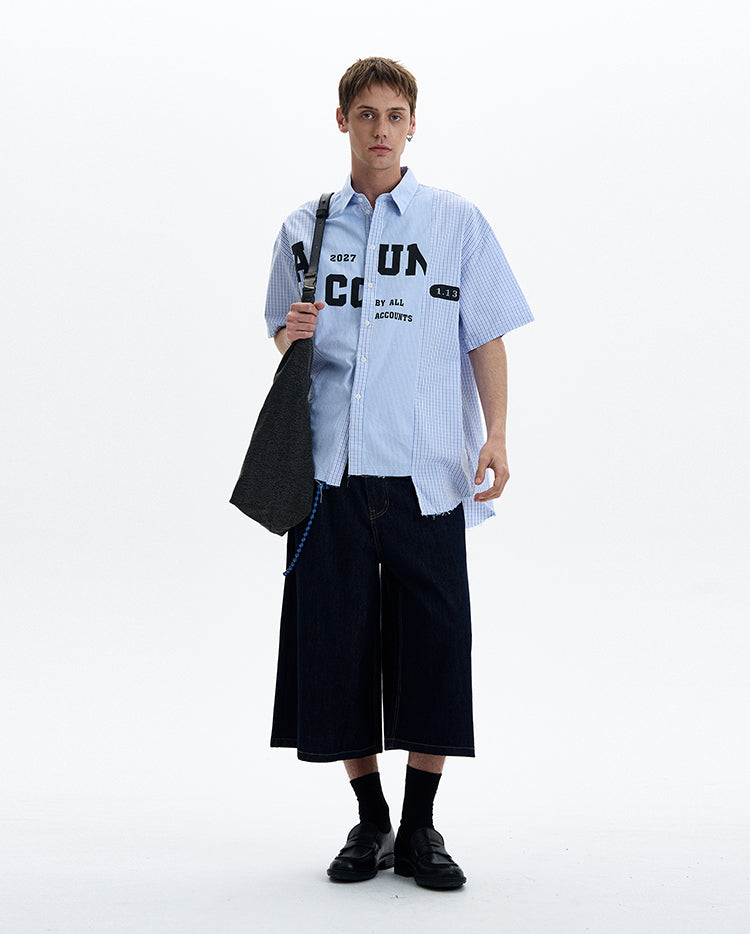 MADWIT RAW EDGE SHIRT #SS328