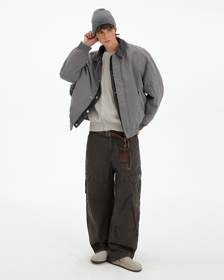 MADWITCH RETRO LAYERED PUFFER JACKET #UN25013