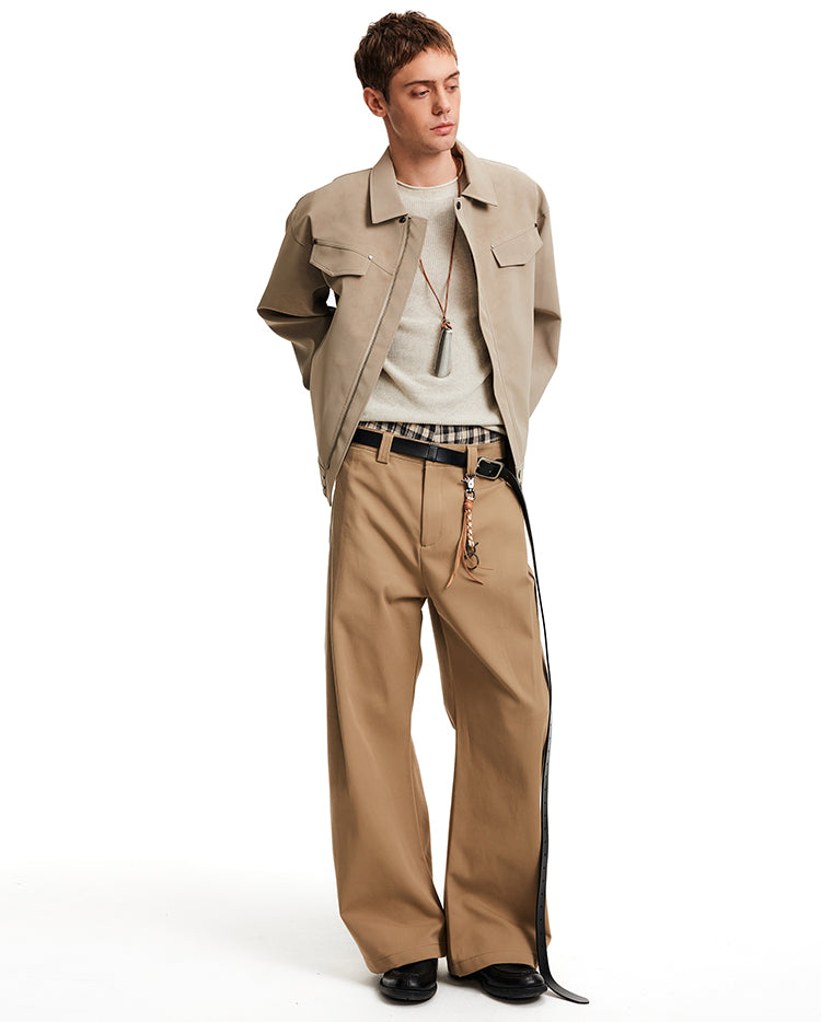 MADWITCH BARN SUEDE JACKET #C346Q25