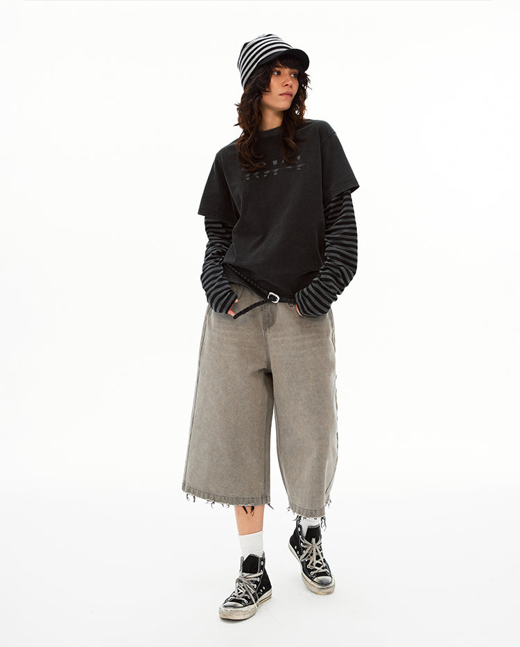 MADWITCH FAUX LAYER TEE #AW26049