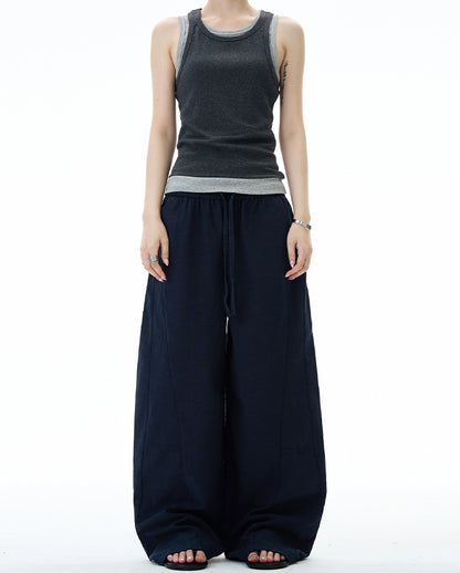 MADWITCH MINIMALIST WIDE LEG PANTS #DS2512
