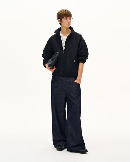 MADWITCH UNISEX ELEVATED STAND COLLAR JACKET #0254