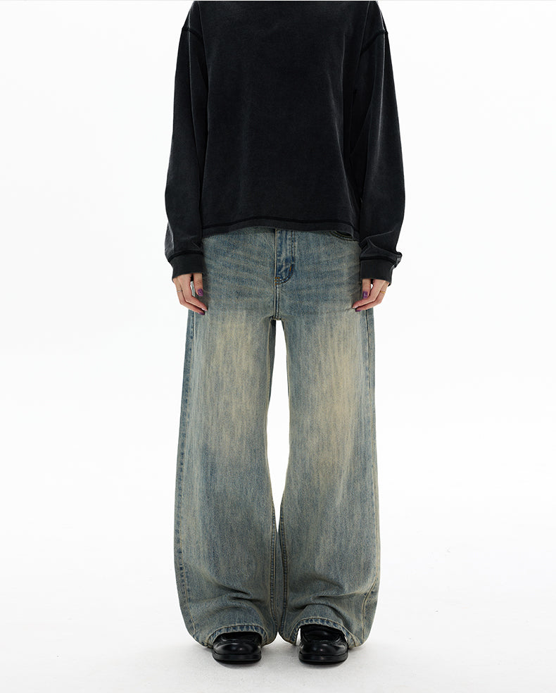 MADWITCH BAMBOO WASH STRAIGHT JEANS #GPC5577N