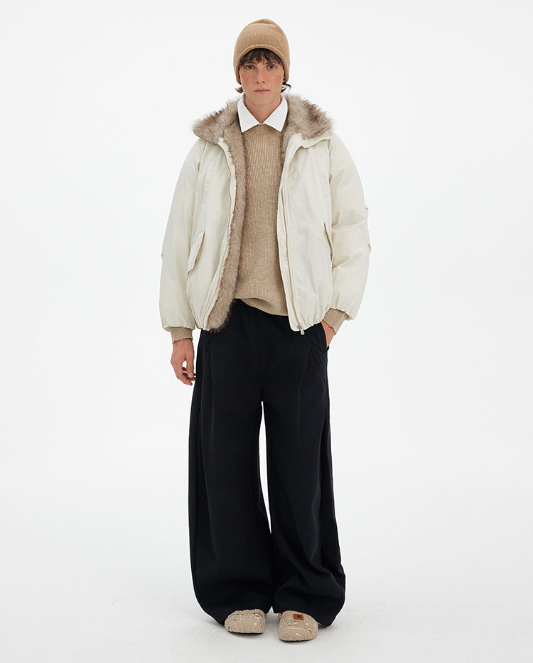 MADWITCH VINTAGE CARGO FUR PARKA #MF8618