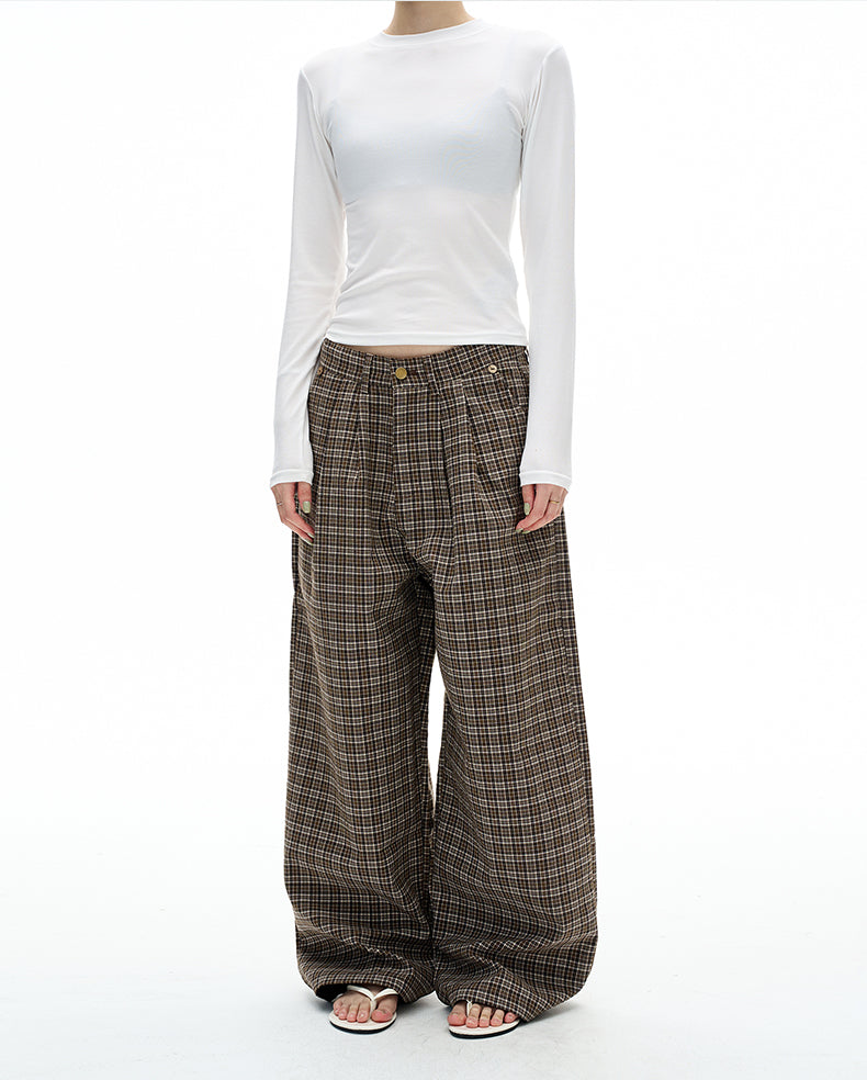 MADWITCH PLEAT TWEED PANTS #C950