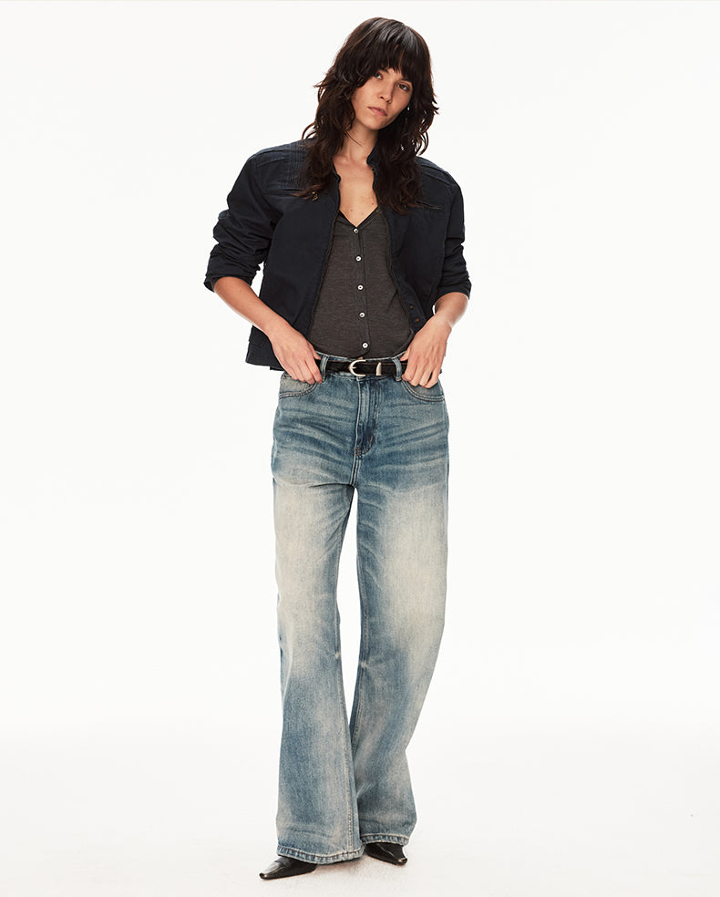 MADWIT FADED WASH JEANS #GP5555