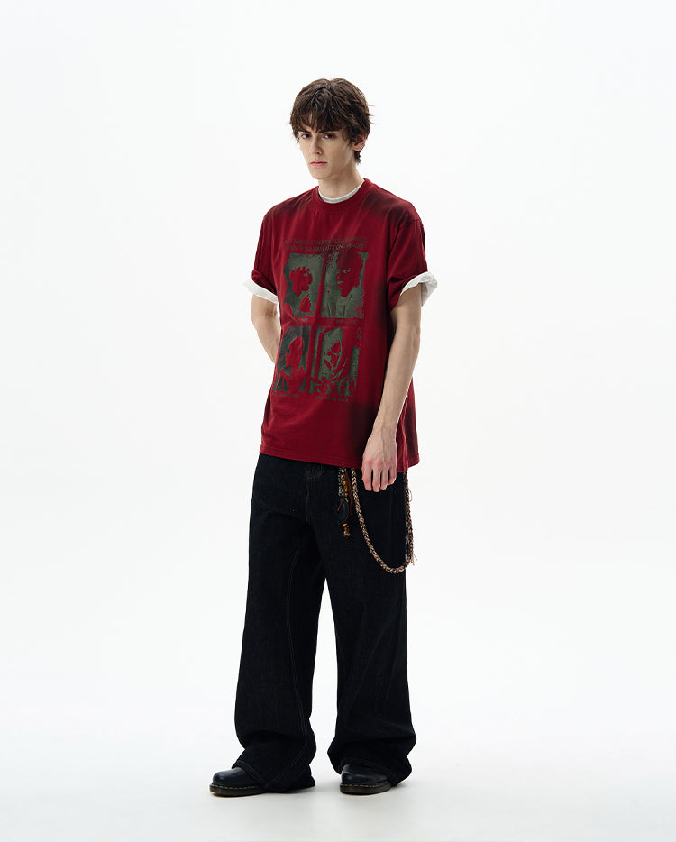 MADWITCH GRAPHIC CASUAL TEE #25703