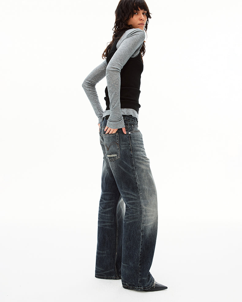 MADWIT RELAXED STRAIGHT PANTS #GP5586