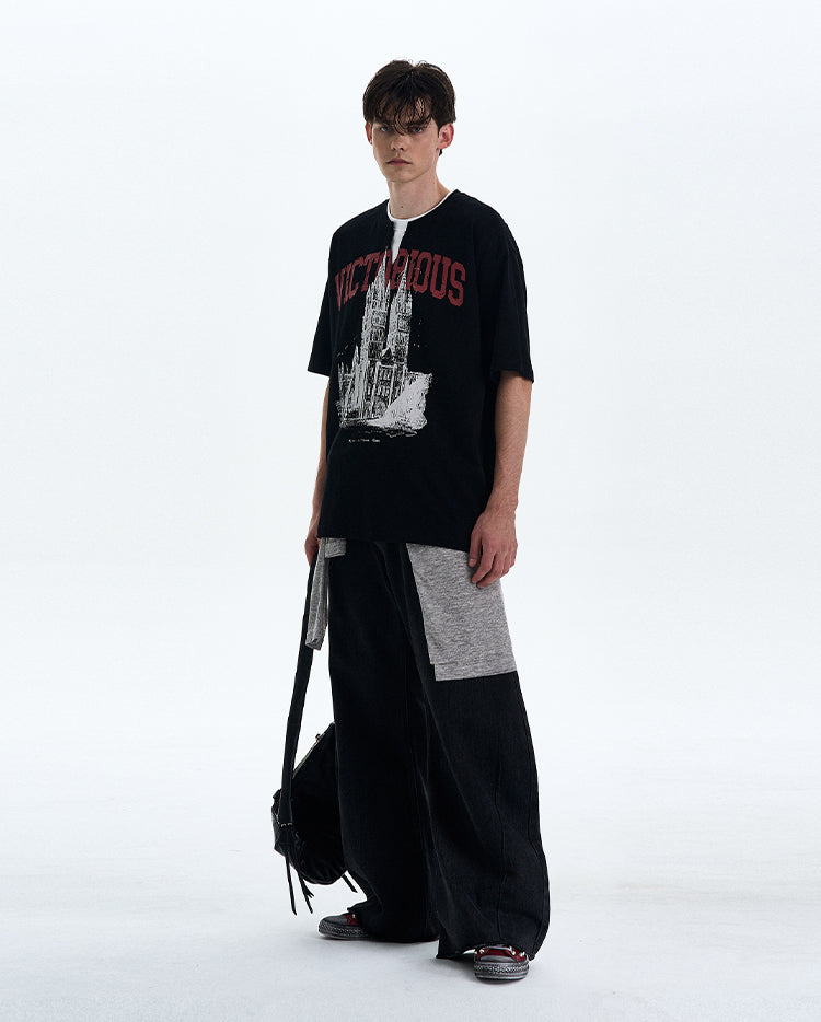 MADWITCH CREATIVE LAYERED TEE #990363