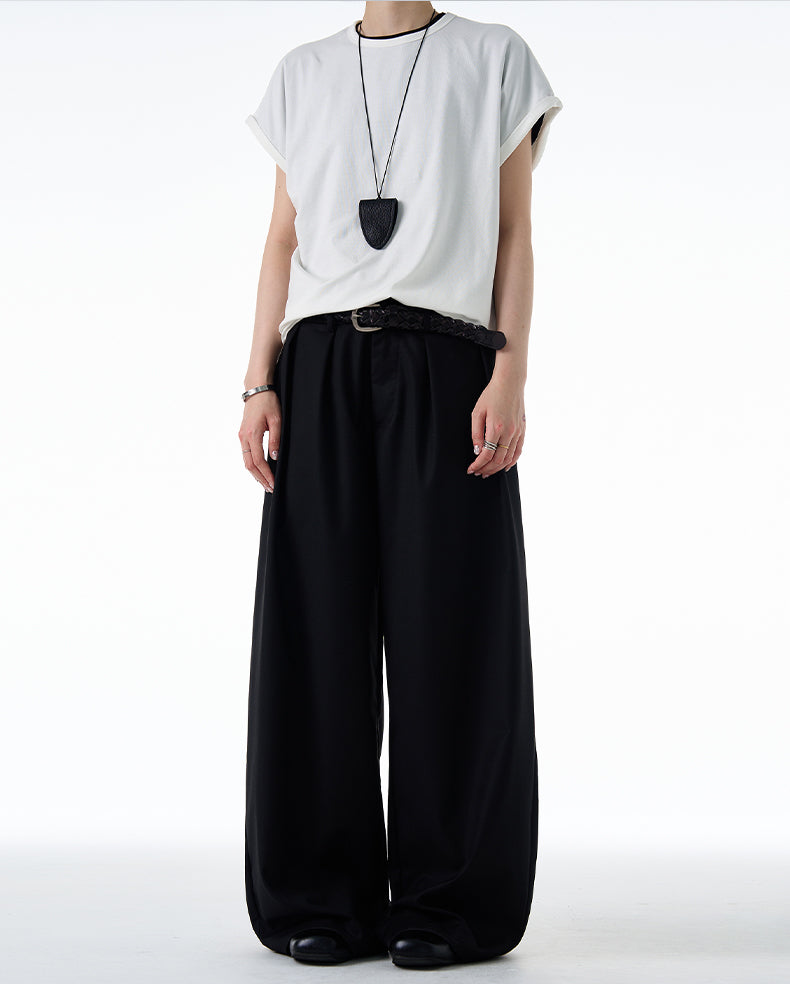 MADWITCH TAILORED DRAPED TROUSERS #C893