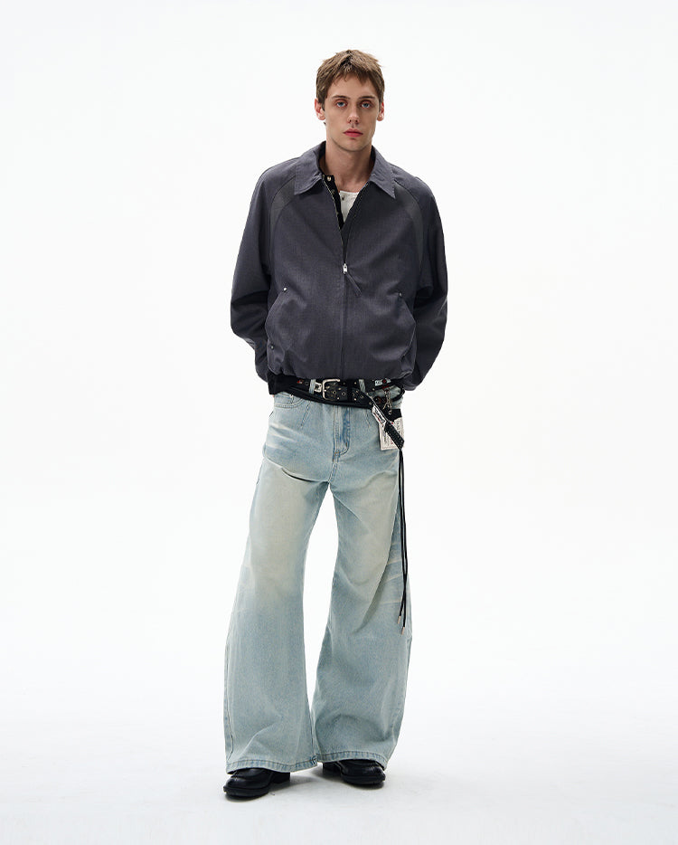 MADWITCH UNISEX CROPPED UTILITY JACKET #M1002