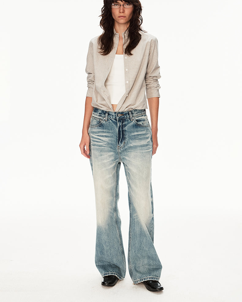 MADWIT VINTAGE STRAIGHT JEANS #GP9783