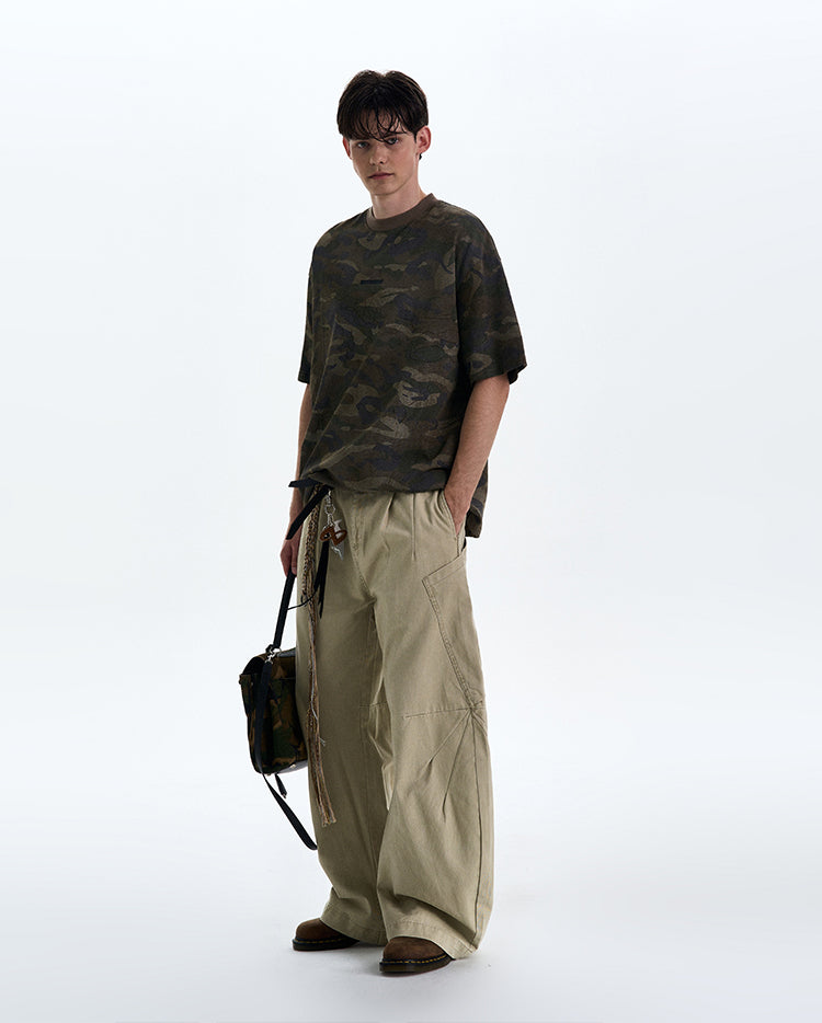 MADWITCH RETRO CAMOUFLAGE T-SHIRT #6932