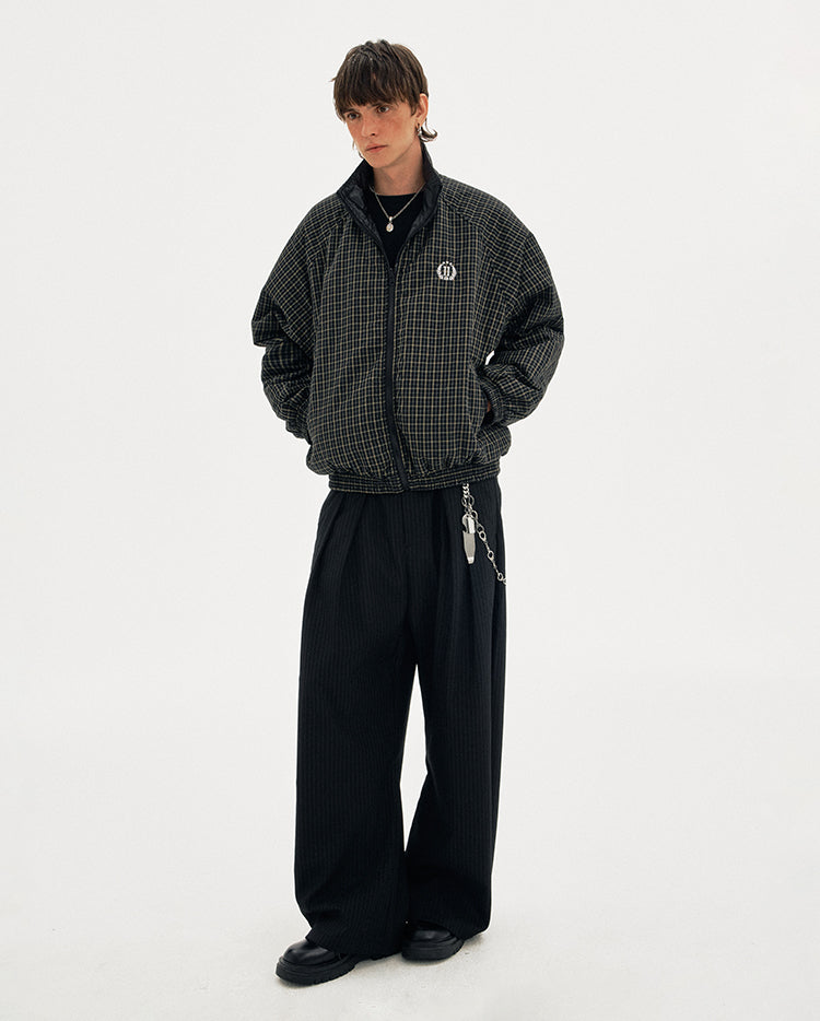 MADWITCH REVERSIBLE CHECK COAT #CW1281