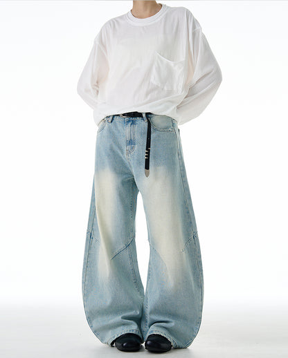 MADWITCH DRAPE WASHED DENIM #CK9615