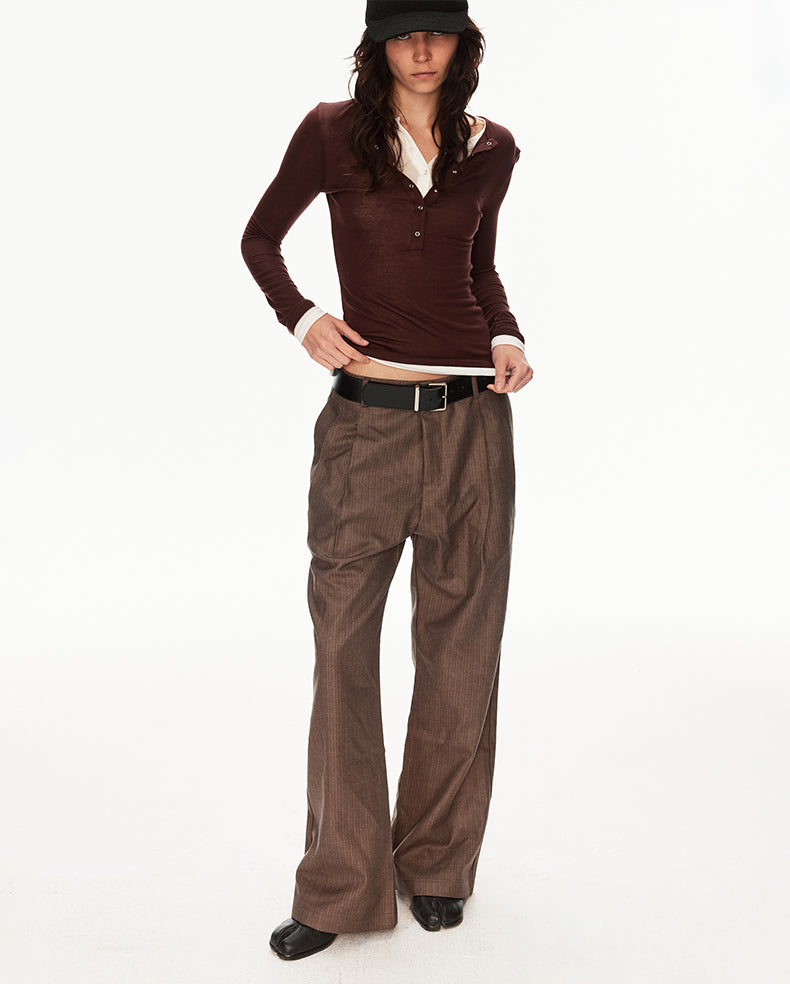 MADWIT HERITAGE PLEATED TROUSERS #GPH6937