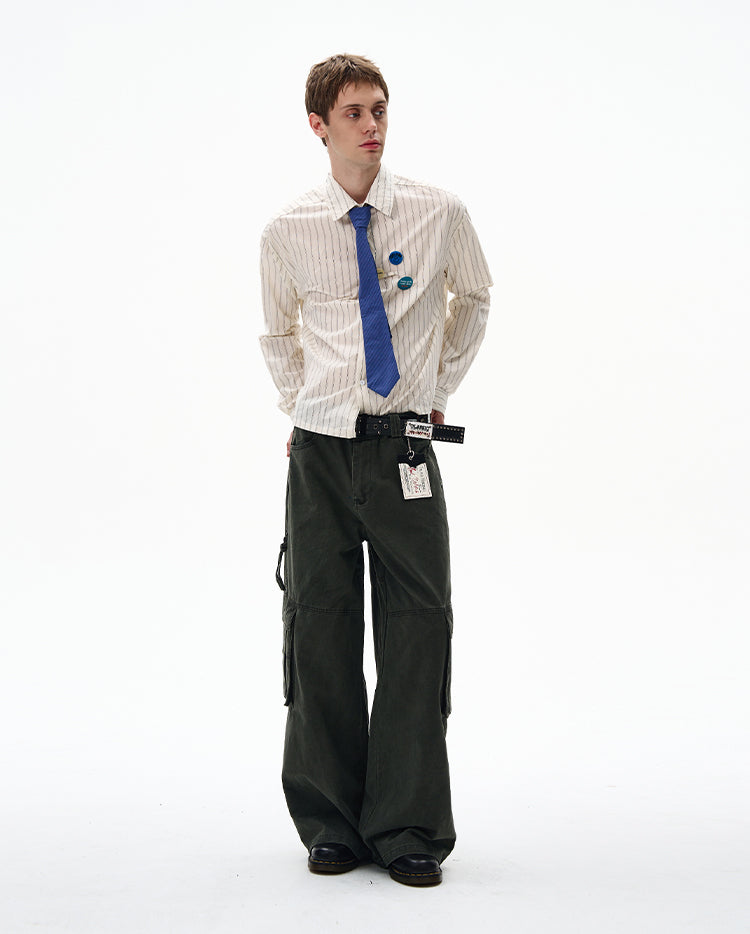 MADWITCH UNISEX COLLEGIATE LONG SHIRT #RC82